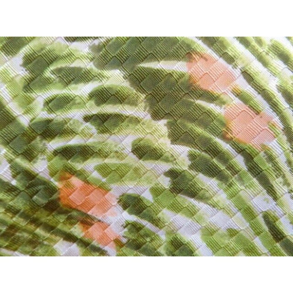 1970s DON LOPER ~ VINTAGE MOD FUNKY ~ MENS TIE ~ WATERMELON PINK GREEN STRIPES